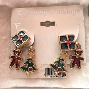 Holiday earrings NWT